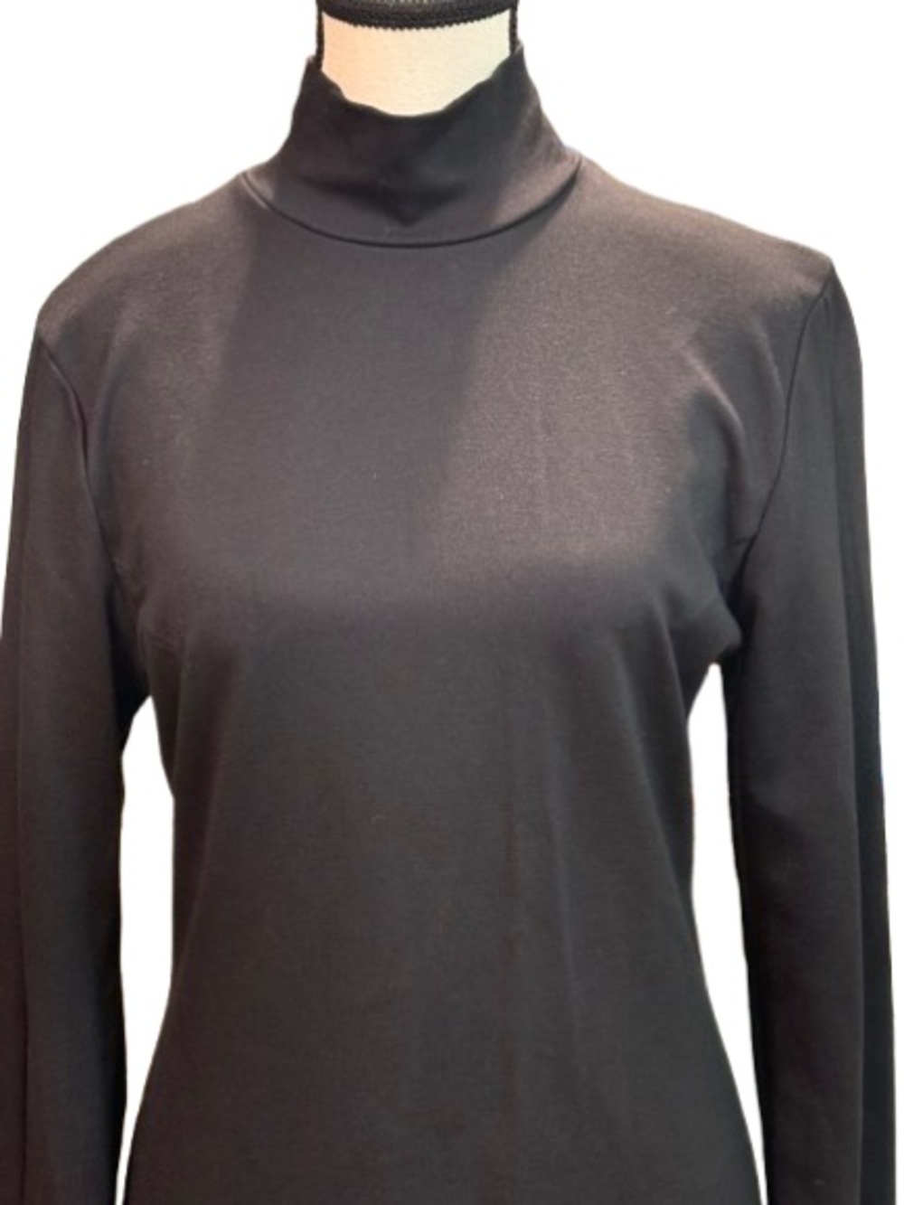 Philosophy Republic Clothing Black Turtleneck Dress Size Small Gold Zippers - Picture 4 of 7